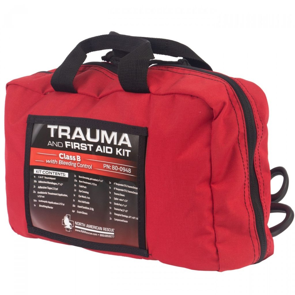 TRAUMA AND FIRST AID KIT - CLASS B WITH BLEEDING CONTROL DRESSING ...