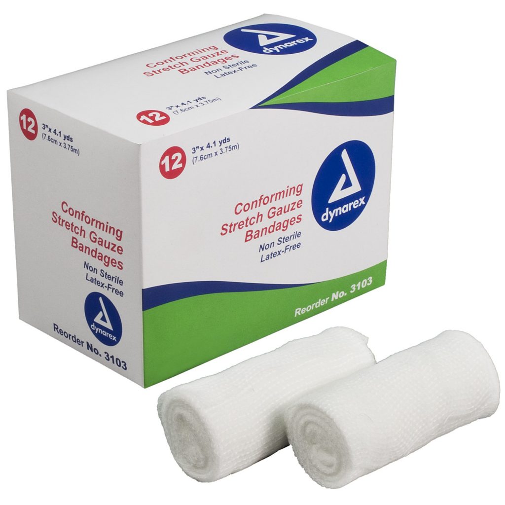 Dynarex Stretch Gauze Bandages Non Sterile Medic Response Health And Safety