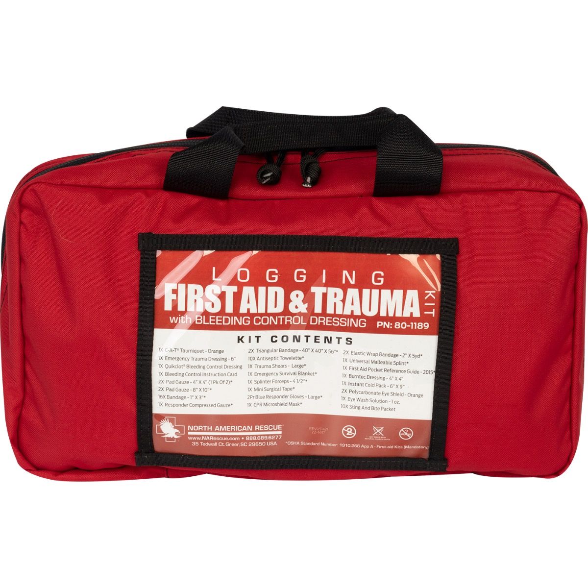 North American Rescue Logging First Aid & Trauma Kit with Bleeding ...