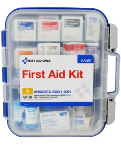 50 Person Ready Care ANSI A Large First Aid Kit, Plastic Case, ANSI 2021 Compliant