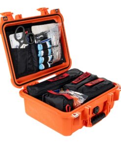 Trauma and First Aid Boating Kit - with Bleeding Control Dressing - Orange