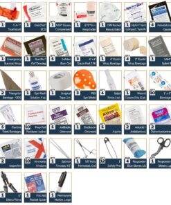 Alternative view of Trauma and First Aid Boating Kit - with Bleeding Control Dressing - Orange