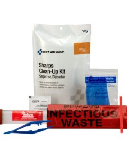 Sharps Clean Up Kit, Single Use Pack