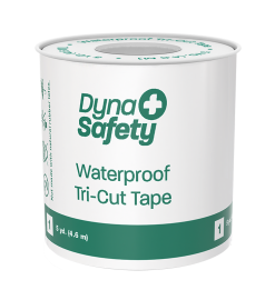 Waterproof Tri-Cut Tape Dynarex 3657 Refill 2" x 5 yd Triple Cut First Aid Tape Roll