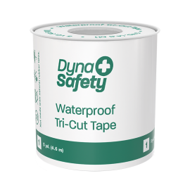 Waterproof Tri-Cut Tape Dynarex 3657 Refill 2" x 5 yd Triple Cut First Aid Tape Roll